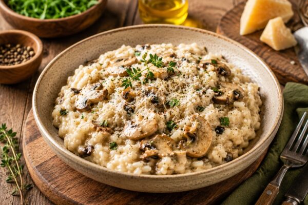 Risotto cremos: cum obții textura potrivită acasă